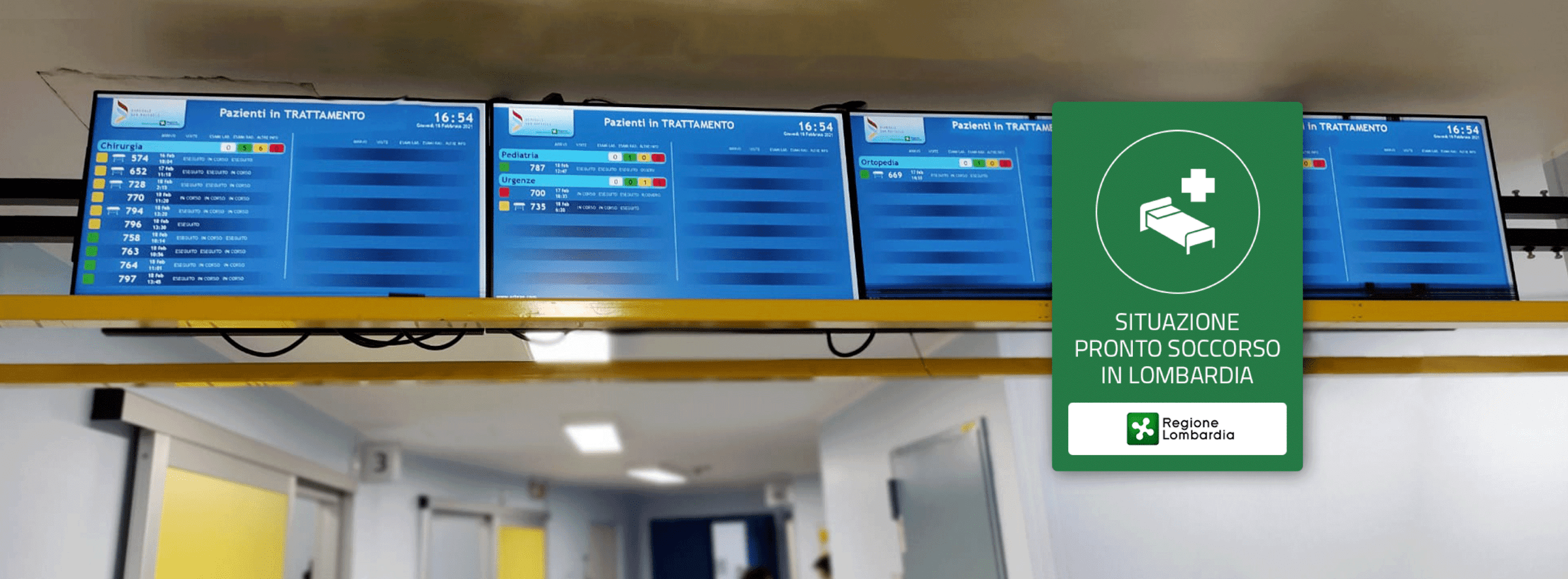 Nuova API E015 Situazione Pronto Soccorso In Lombardia