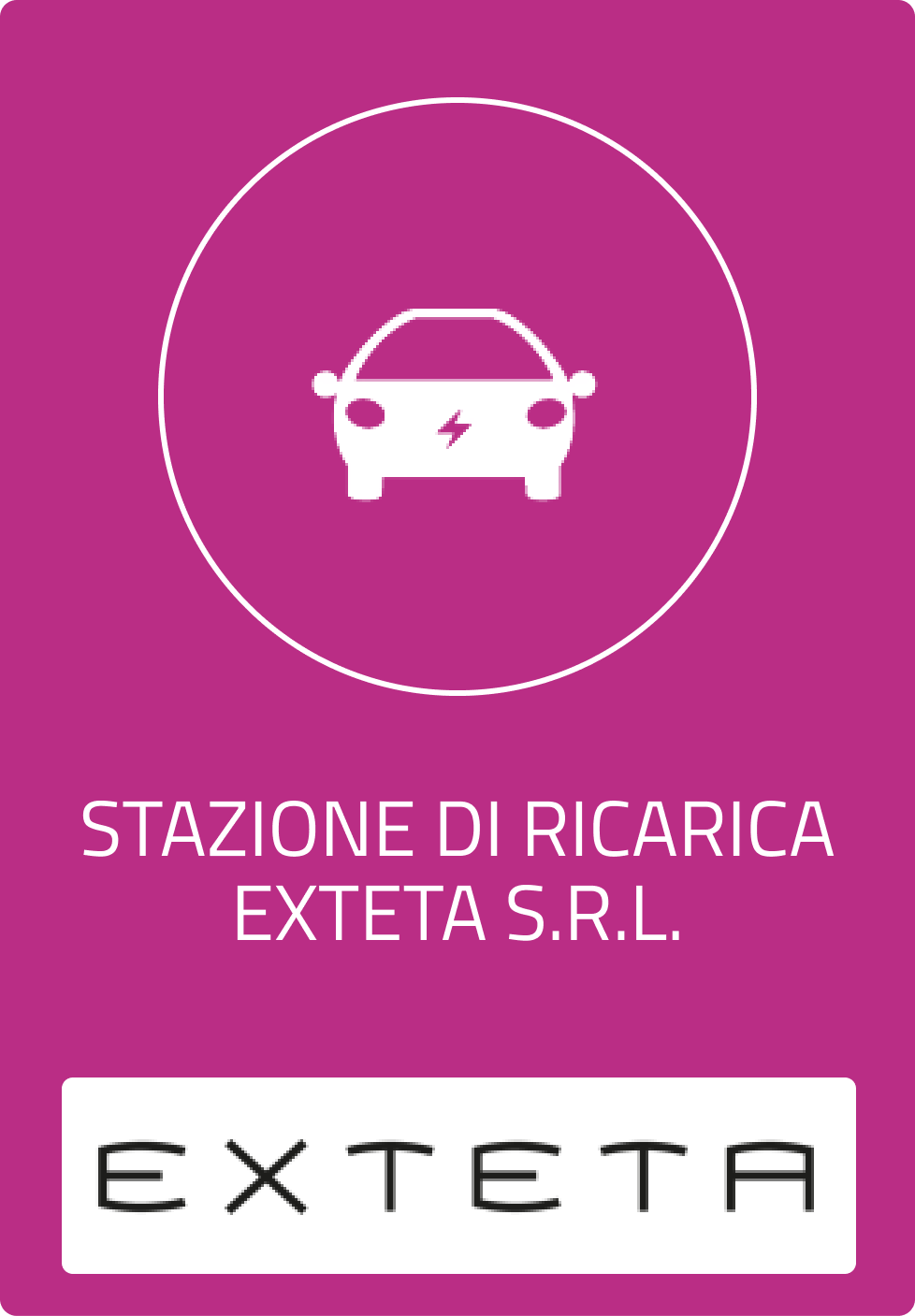 Stazione di ricarica EXTETA S.R.L.