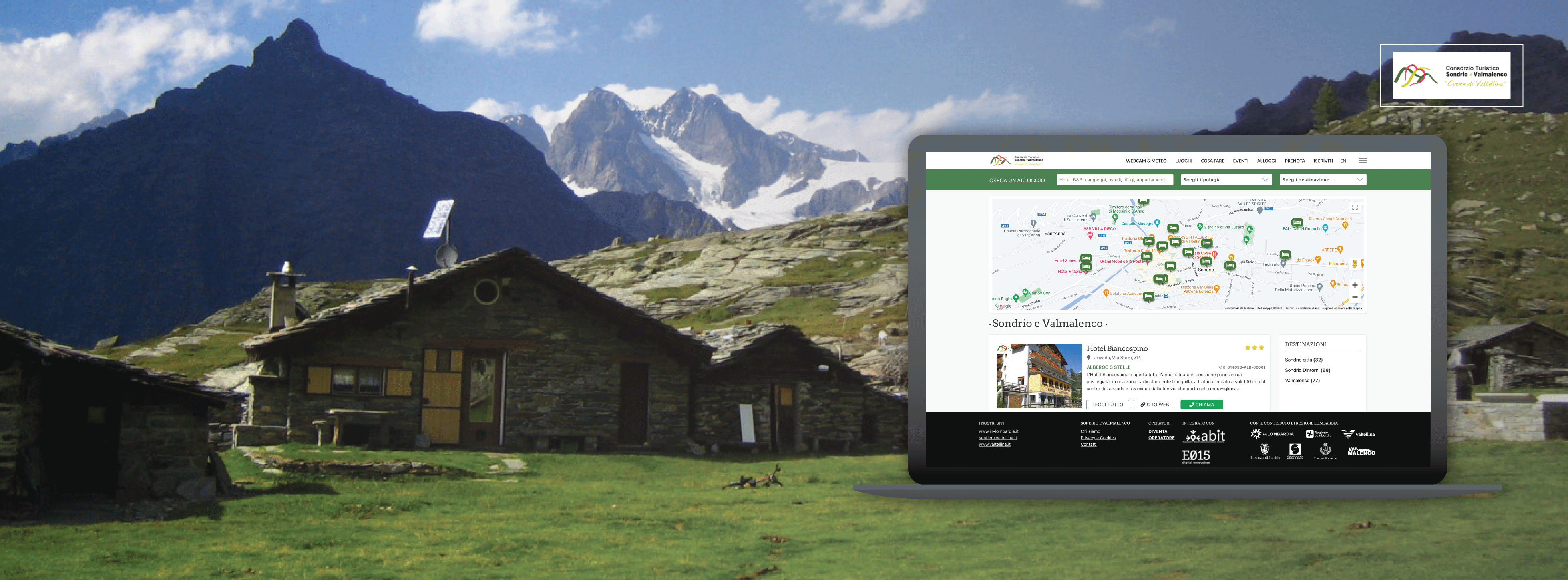 Nuova Applicazione E015 “Strutture Ricettive Sondrio e Valmalenco”