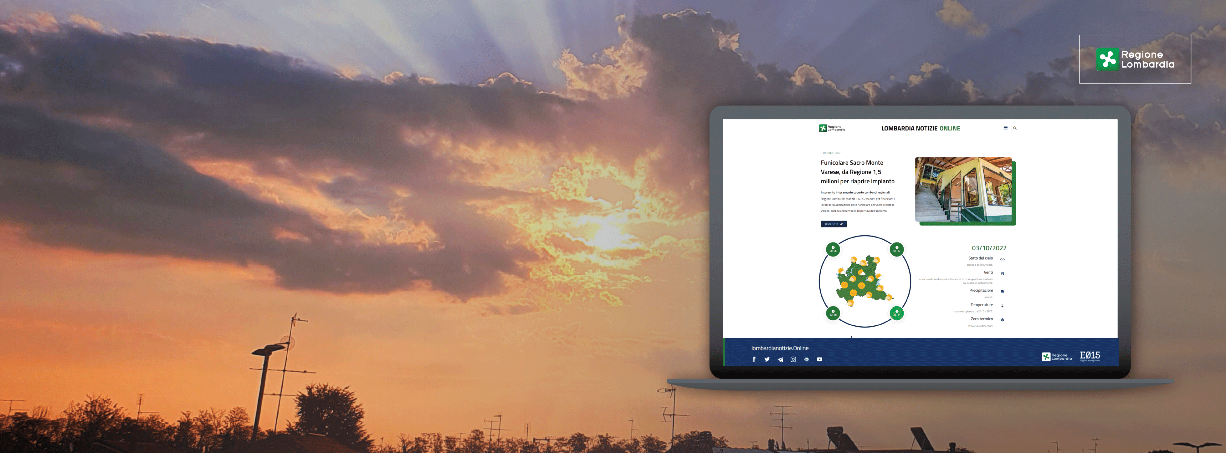 Nuova Applicazione E015 “Lombardia Notizie Online”
