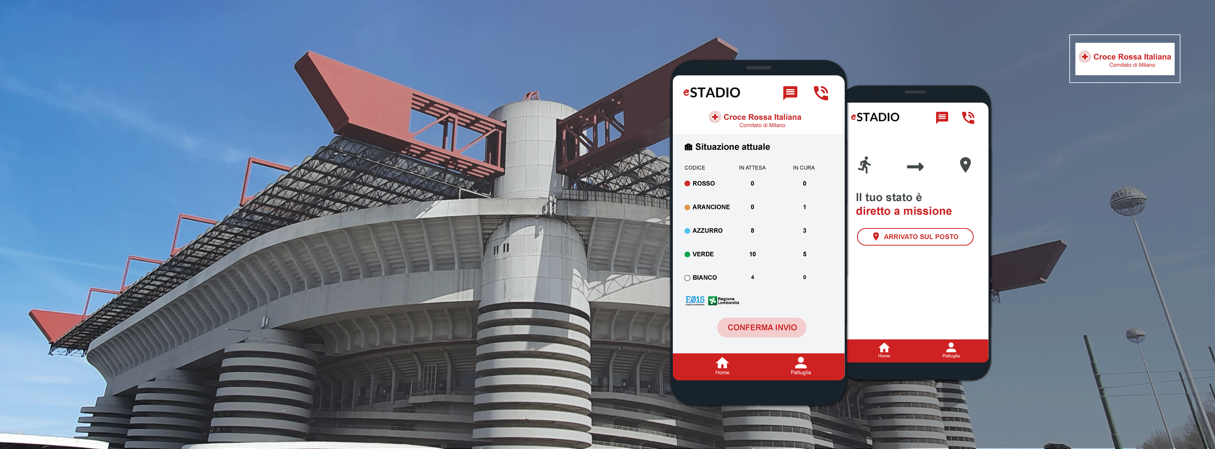 Nuova app E015 “eSTADIO”