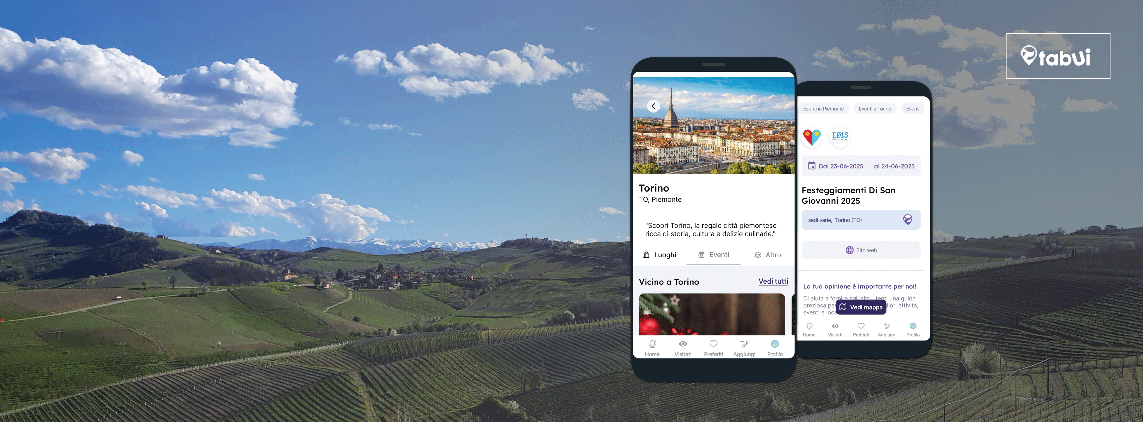 TabUi cresce con gli eventi di Turismo Torino e provincia