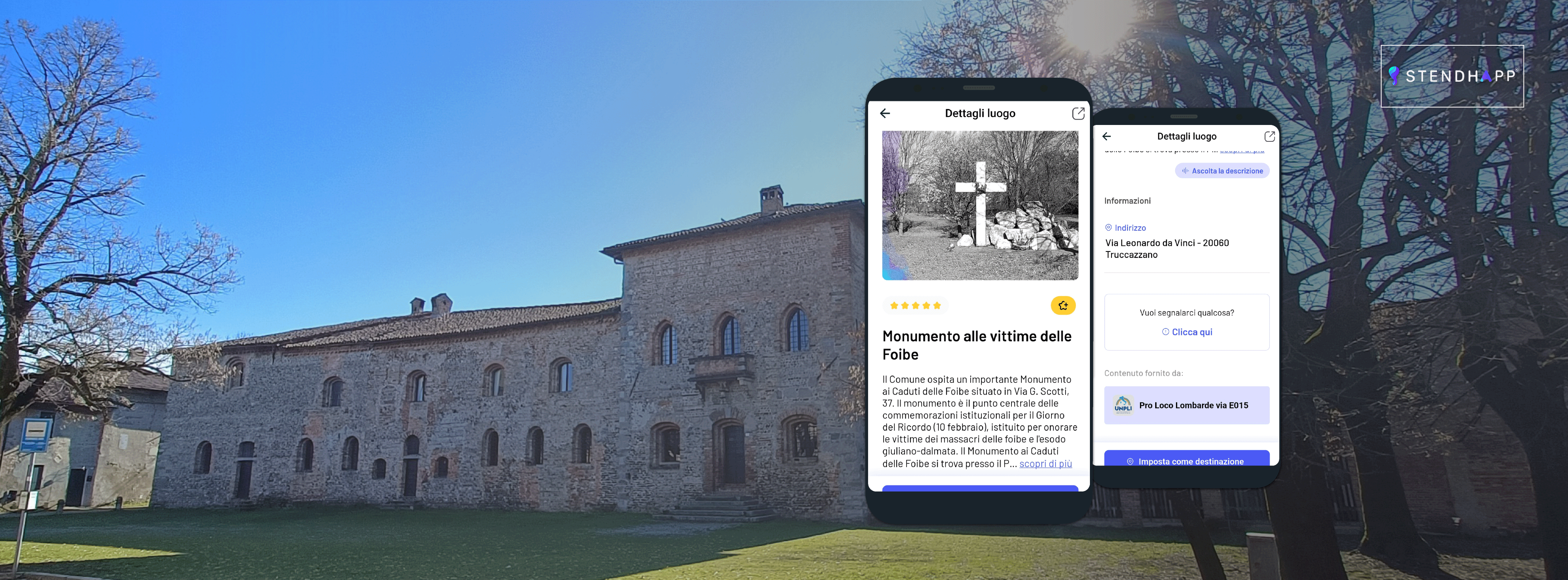 Nuovi luoghi da visitare su Stendhapp
