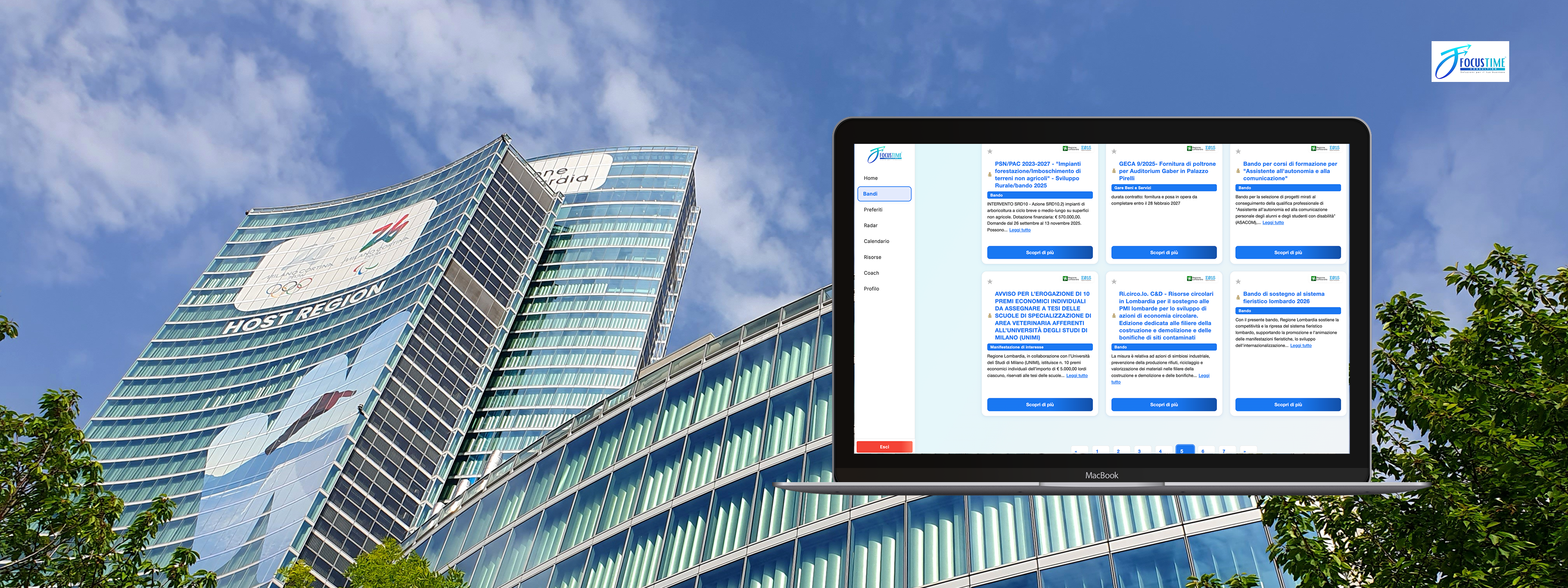 I bandi di Regione Lombardia su FocusMatch