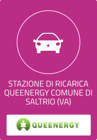 Stazione di ricarica Queenergy comune di Saltrio (VA)