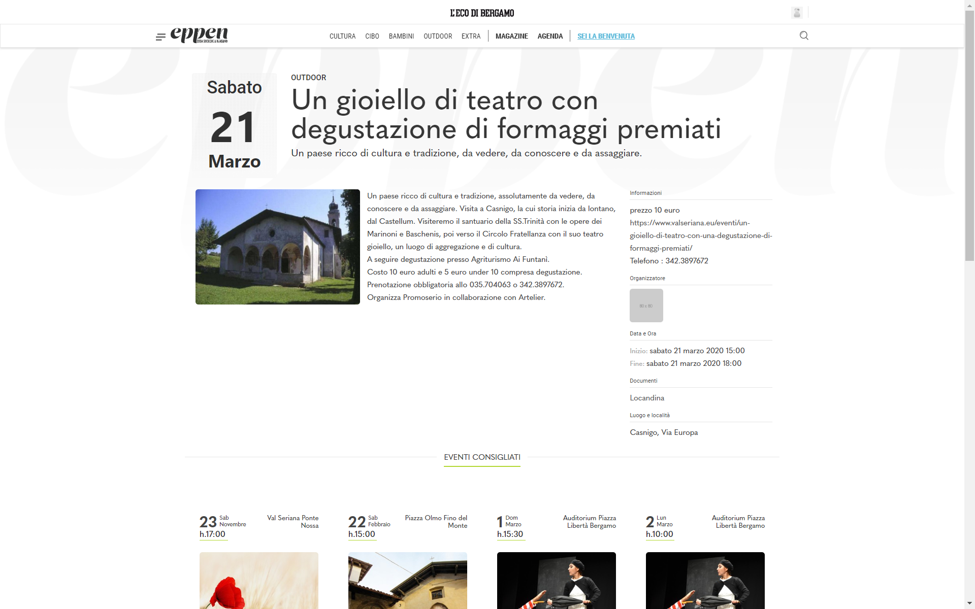 Eppen - Bergamo Avvenimenti screenshot 1