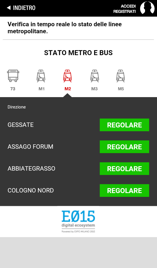 Milan Airports (Android) screenshot 1