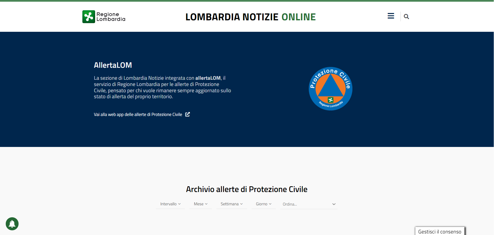 Lombardia Notizie online screenshot 1