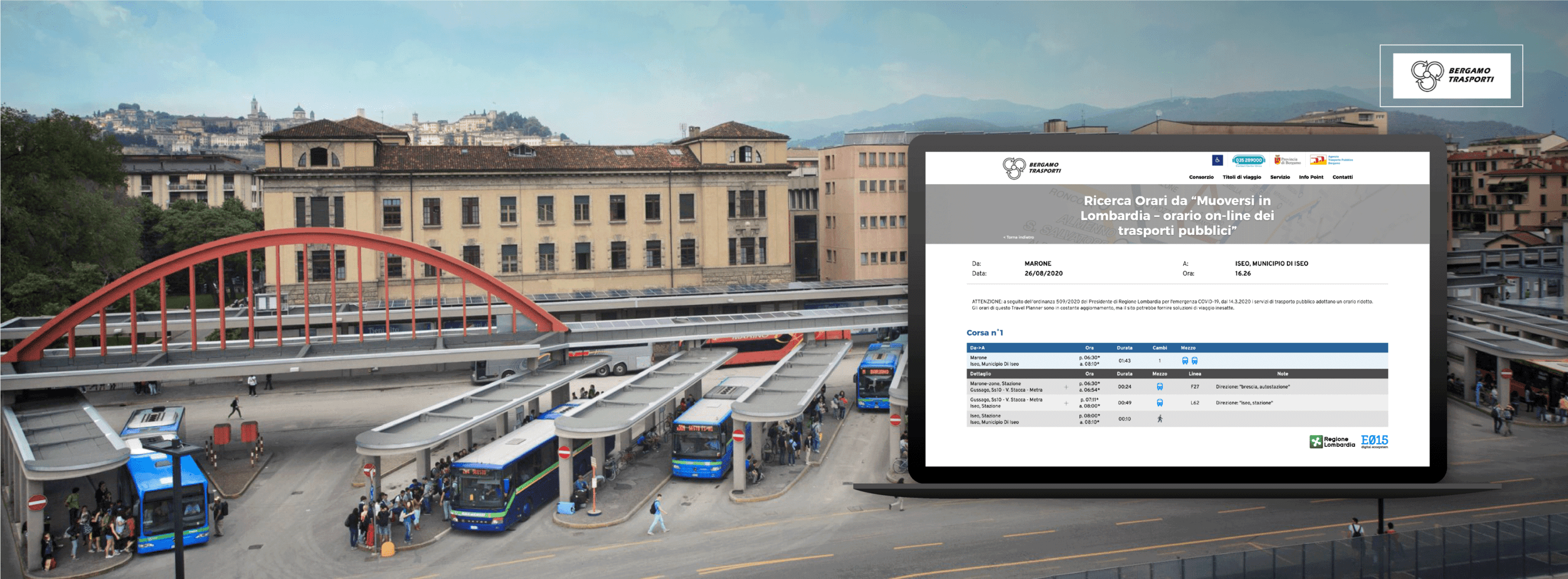 Nuova applicazione E015 Bergamo Trasporti